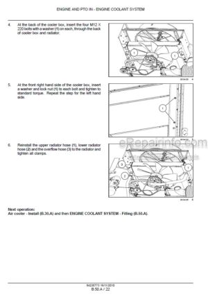 Photo 7 - New Holland CR9040 CR9060 CR9065 CR9070 CR9080 Service Manual Combine 84235773