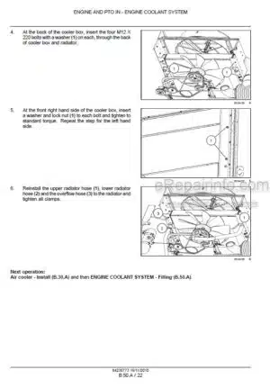 Photo 8 - New Holland 480FI Service Manual Row Independet Corn Head 84539588A