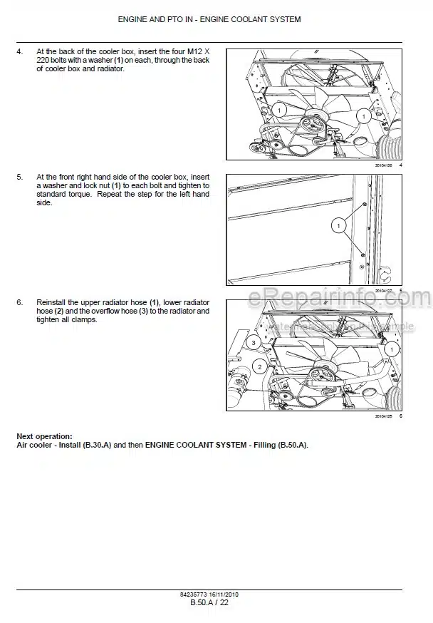 Photo 1 - New Holland CR9040 CR9060 CR9065 CR9070 CR9080 Service Manual Combine 84235773