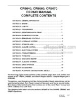 Photo 4 - New Holland CR9040 CR9060 CR9070 Repair Manual Combine 87682452