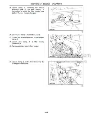 Photo 7 - New Holland CR9040 CR9060 CR9070 Repair Manual Combine 87682452