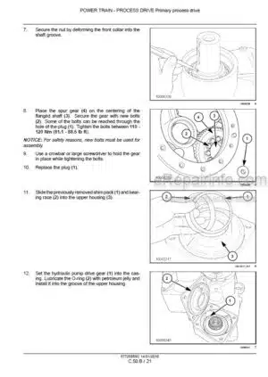 Photo 8 - New Holland 45 50 55 Boomer Tier 4B Final Service Manual Compact Tractor 48144020