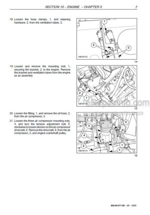Photo 8 - New Holland CR920 CR940 CR960 CR970 CR980 Repair Manual Combine 6046497100