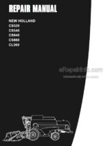 Photo 5 - New Holland CS520 CS540 CS640 CS660 CL560 Repair Manual Combine 6043401100