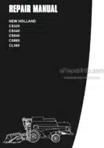 Photo 5 - New Holland CS520 CS540 CS640 CS660 CL560 Repair Manual Combine 6043401100
