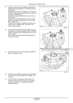 Photo 9 - New Holland CS520 CS540 CS640 CS660 CL560 Repair Manual Combine 6043401100