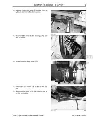 Photo 5 - New Holland CV700 CV900 CV1100 CV1500 CV2000 CV2500 Service Manual Compactor 60367000