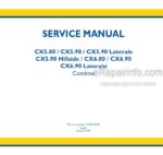Photo 5 - New Holland CX5.80 CX5.90 CX5.90 Laterale CX5.90 Hillside CX6.80 CX6.90 CX6.90 Laterale Service Manual Combine 51431545
