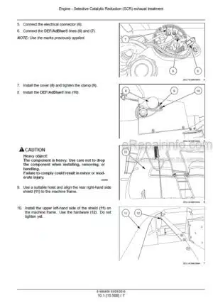 Photo 5 - New Holland CX5.80 CX5.90 CX5.90 Laterale CX5.90 Hillside CX6.80 CX6.90 CX6.90 Laterale Service Manual Combine 51666608