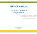 Photo 4 - New Holland CX7.80 CX7.90 CX8.70 CX8.80 CX8.90 Service Manual Combine 51666373