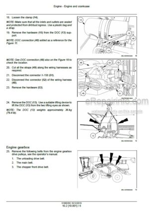 Photo 6 - New Holland CX8.80 CX8.90 Service Manual Combine 51666395