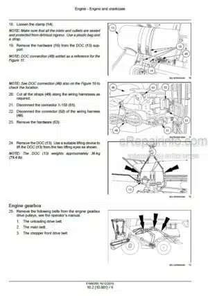 Photo 5 - New Holland CX8.80 CX8.90 Service Manual Combine 51666395