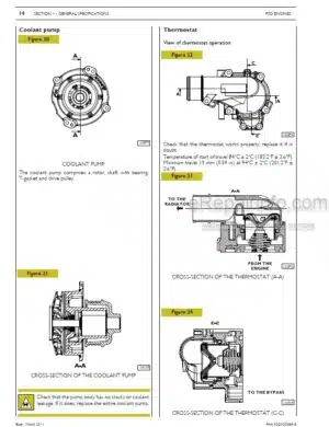 Photo 13 - New Holland Cursor 13 F3D Tier 4A Service Manual Two Stage Turbocharger Engine 84474491