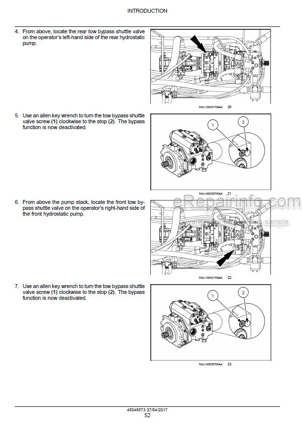 Photo 1 - New Holland D180C Tier 2 Service Manual Crawler Dozer 48048573