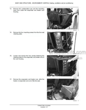 Photo 7 - New Holland E175C EVO Tier 3 Service Manual Crawler Excavator 48024891