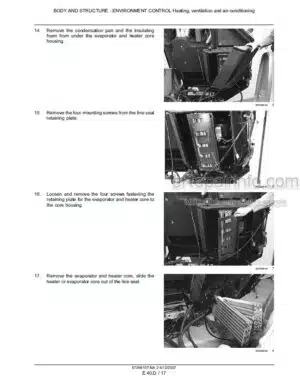 Photo 12 - New Holland D75 D85 D95 Repair Manual Dozer 87364107NA