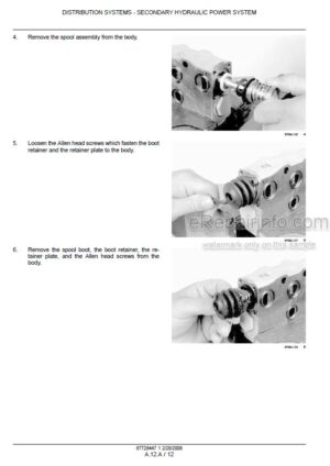 Photo 12 - New Holland D85B D95B Tier 3 Repair Manual Crawler Dozer 87728447NA