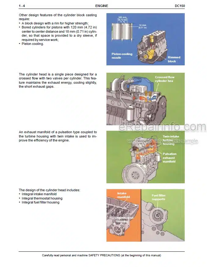 Photo 1 - New Holland DC150 Service Manual Dozer Crawler 60402262
