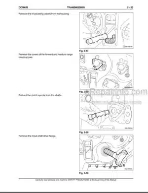 Photo 1 - New Holland DC180.B Service Manual Crawler Dozer 6036709100NA