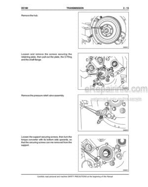 Photo 2 - New Holland DC180 Service Manual Crawler Dozer 60402260