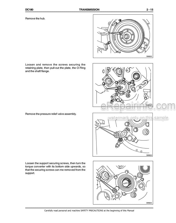 Photo 1 - New Holland DC180 Service Manual Crawler Dozer 60402260