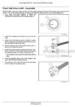 Photo 2 - New Holland Discbine 313 316 Service Manual Disc Mower Conditioner 48049004