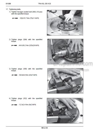 Photo 3 - New Holland E135B ROPS Tier III Service Manual Crawler Excavator 84392415A
