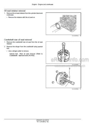 Photo 7 - New Holland E145C EVO Tier 3 Service Manual Crawler Excavator 48034213