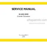 Photo 4 - New Holland E145C EVO Tier 3 Service Manual Crawler Excavator 48034213