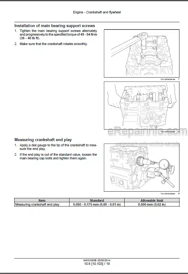 Photo 1 - New Holland E16B E18B Service Manual Mini Excavator 84533365B