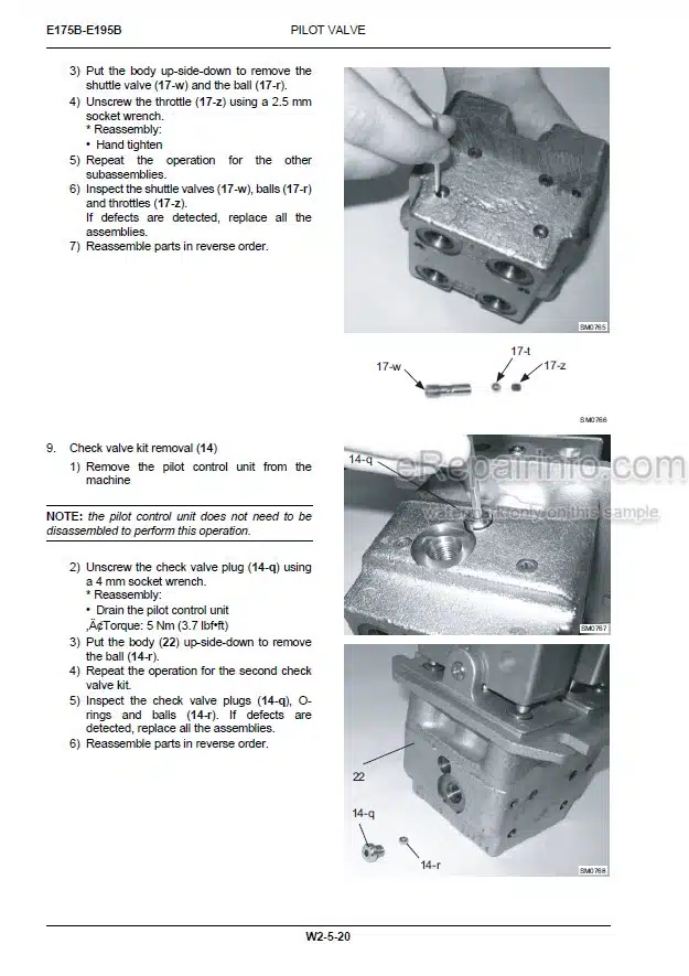 Photo 1 - New Holland E175B E195B ROPS Tier III Service Manual Crawler Excavator 84392407A