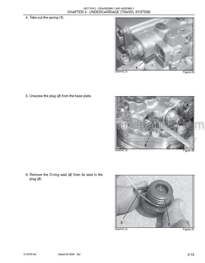 Photo 1 - New Holland E175B Repair Manual Crawler Excavator 87634783NA