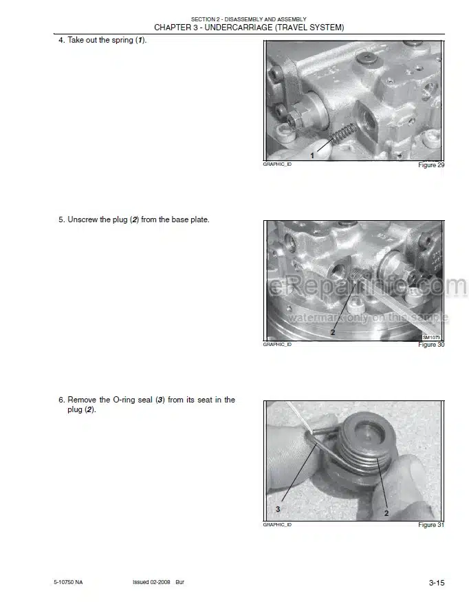 Photo 1 - New Holland E175B Repair Manual Crawler Excavator 87634783NA