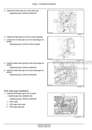 Photo 10 - New Holland E175C EVO Tier 3 Service Manual Crawler Excavator 48024891A