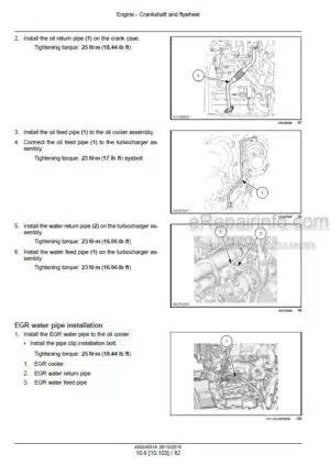 Photo 9 - New Holland E175C EVO Tier 3 Service Manual Crawler Excavator 48024891A