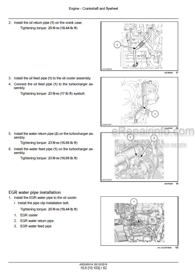 Photo 1 - New Holland E175C EVO Tier 3 Service Manual Crawler Excavator 48024891A