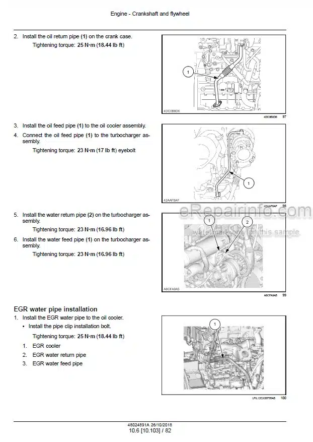 Photo 1 - New Holland E175C EVO Tier 3 Service Manual Crawler Excavator 48024891A
