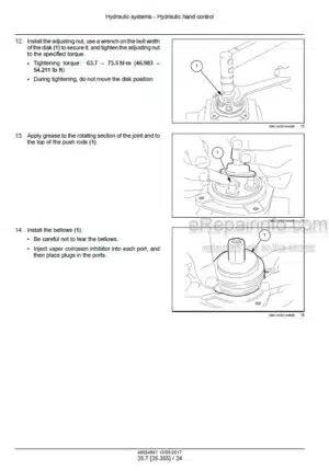 Photo 8 - New Holland D75 D85 D95 Repair Manual Dozer 87364107NA