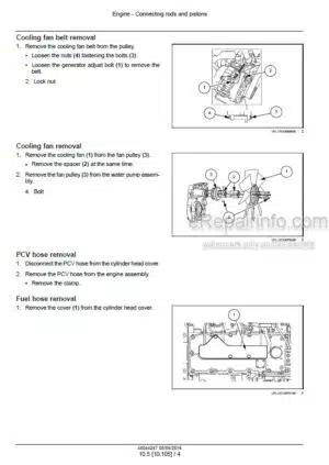 Photo 8 - New Holland E175C EVO Tier 3 Service Manual Crawler Excavator 48044247