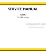 Photo 4 - New Holland E17C Service Manual Mini Excavator