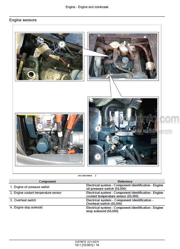 Photo 1 - New Holland E17C Service Manual Mini Excavator