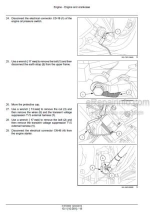 Photo 12 - New Holland E18C Tier IV Service Manual Mini Excavator 2