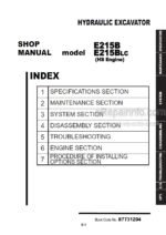 Photo 4 - New Holland E215B E215BLC HS Engine Shop Manual Hydraulic Excavator