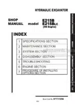 Photo 4 - New Holland E215B E215BLC HS Engine Shop Manual Hydraulic Excavator