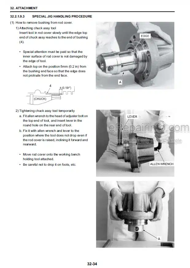 Photo 1 - New Holland E215B E215BLC HS Engine Shop Manual Hydraulic Excavator