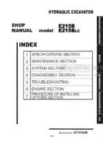 Photo 5 - New Holland E215B E215BLC Shop Manual Hydraulic Excavator 87731205