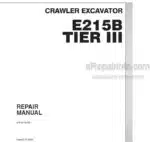 Photo 5 - New Holland E215B Tier III Service Manual Crawler Excavator 87612178NA