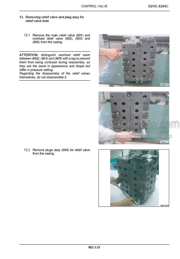 Photo 1 - New Holland E215C E245C Tier IV Service Manual Crawler Excavator 84550265A