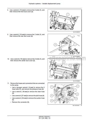 Photo 12 - New Holland E215C EVO E245C EVO Tier 3 Service Manual Hydraulic Excavator 48024961