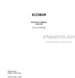 Photo 4 - New Holland E225BSR Workshop Manual Hydraulic Excavator 87709239A